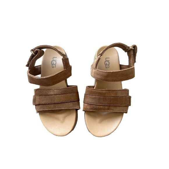 UGG Little Kids Size 13 Zini Sandal Brown - Picture 1 of 9